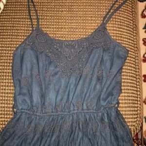 Dark blue dress